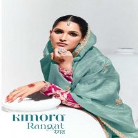Kimora Rangat S-2131 Colour Wholesale Glass Tissue Party Wear Sarees