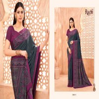 RUCHI VIVANTA SILK VOL 41 SILK CREPE PRINTED SARIS AT BEST RATE