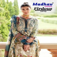 Madhav Firdous Vol-3 Wholesale Pure Designer Cotton Dress Material