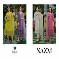 Kailee Nazm Wholesale Luxury Fancy Anarkali Print With Schiffli Pakistani Collection
