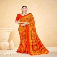 Ruchi Star Chiffon 187 Wholesale Chiffon Fabrics Printed Ethnic Sarees