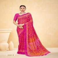 Ruchi Star Chiffon 187 Wholesale Chiffon Fabrics Printed Ethnic Sarees