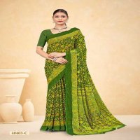 Ruchi Star Chiffon 187 Wholesale Chiffon Fabrics Printed Ethnic Sarees