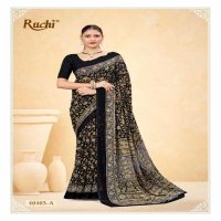 Ruchi Star Chiffon 187 Wholesale Chiffon Fabrics Printed Ethnic Sarees