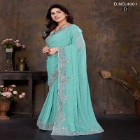 Jayshree D.no 4001 Colour Wholesale 60 Gram Georgette Party Wear Sarees