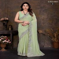 Jayshree D.no 4001 Colour Wholesale 60 Gram Georgette Party Wear Sarees