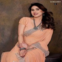 Jayshree D.no 4001 Colour Wholesale 60 Gram Georgette Party Wear Sarees