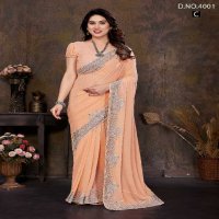 Jayshree D.no 4001 Colour Wholesale 60 Gram Georgette Party Wear Sarees