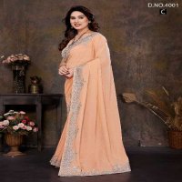 Jayshree D.no 4001 Colour Wholesale 60 Gram Georgette Party Wear Sarees