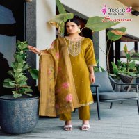 Mystic 9 Sapana Vol-1 Wholesale Roman Silk Straight Cut Catalogue