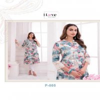 1love By S4U Pearl Wholesale Pure Cotton With Chikan Work Long Kurtis