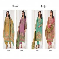Glossy Simar Eesha Wholesale Modal Muslin With Handwork Salwar Suits