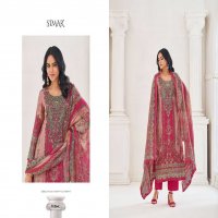 Glossy Simar Tara Wholesale Modal Muslin With Handwork Salwar Suits