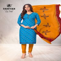 DEEPTEX PRINT PRESENT TRADITION VOL 17 UNSTITCH SALWAR KAMEEZ CASUAL WEAR