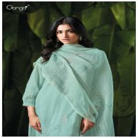 Ganga Anais S3373 Wholesale Pure Mal Solid Color With Embroidery Work Salwar Suits