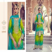 Zubeda Naayaab Wholesale Chinon Silk Readymade Designer Salwar Suits