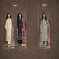 Omtex Drape Wholesale Premium Lawn Cotton With Embroidery Salwar Suits