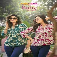 Tips And Tops Baby Vol-6 Wholesale Fancy Short Tops With Extraordinary Patterns