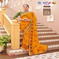 Vipul Jivan Sathi Vol-2 Wholesale Georgette Moss With Pattern Sarees