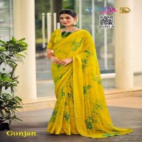 Vipul Gunjan Wholesale Georgette Shimmer Indian Sarees