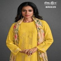 Omtex Breeze Wholesale Muslin Jacquard With Handwork Salwar Suits