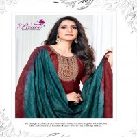 Paavi Tanu Wholesale Liva Silk With Lining Kurti With Pant And Dupatta
