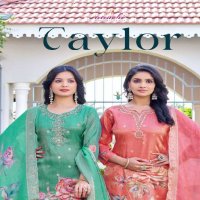 Aanchi Taylor Wholesale 3 Piece Set Straight Concept Readymade Suits