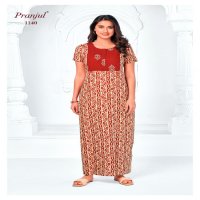 Pranjul Pragati Nighties Vol-11 Wholesale Nighties Catalogue