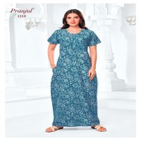 Pranjul Pragati Nighties Vol-11 Wholesale Nighties Catalogue