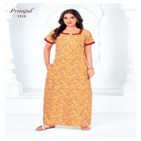 Pranjul Pragati Nighties Vol-11 Wholesale Nighties Catalogue