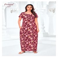 Pranjul Pragati Nighties Vol-11 Wholesale Nighties Catalogue