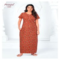 Pranjul Pragati Nighties Vol-11 Wholesale Nighties Catalogue