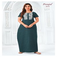 Pranjul Pragati Nighties Vol-11 Wholesale Nighties Catalogue