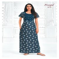 Pranjul Pragati Nighties Vol-11 Wholesale Nighties Catalogue