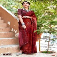 Vallabhi Karuna Vol-5 Wholesale Chiffon With Abstract Print Sarees