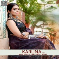 Vallabhi Karuna Vol-5 Wholesale Chiffon With Abstract Print Sarees