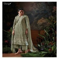 Ganga Memento Wholesale Cotton Dobby With Hand Embroidery Salwar Suits