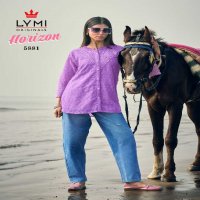 Lymi By Rangoon Horizon Wholesale Chiffli Georgette With Full Inner Short Tops