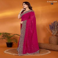 Jayshree D.no 4004 Colour Wholesale Fancy Chiffon With Stone Work Sarees