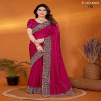 Jayshree D.no 4004 Colour Wholesale Fancy Chiffon With Stone Work Sarees