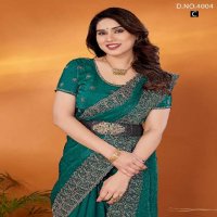 Jayshree D.no 4004 Colour Wholesale Fancy Chiffon With Stone Work Sarees