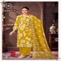 Harshit Jameela Wholesale Pure Zam With Hand Work Dress Material
