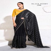 Kala Jamun Black Berry Wholesale Fancy Satin With Zari Work Sarees