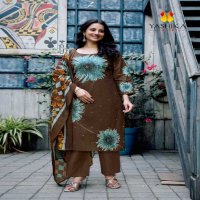 Yashika Dua Vol-5 Wholesale Heavy Cotton With Hand Work Dress Material