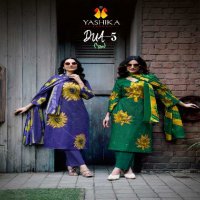 Yashika Dua Vol-5 Wholesale Heavy Cotton With Hand Work Dress Material