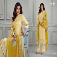 Omtex Divani Wholesale Lawn Cotton With Embroidery Work Salwar Suits