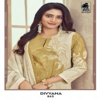 Sahiba Divyana Wholesale Pure Cotton Lawn With Handwork Salwar Suits