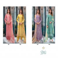 Rang Status Wholesale Swiss Lawn With Embroidery Work Salwar Suits