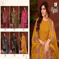 Alok Kajal Vol-2 Wholesale Heavy Viscose Reyon With Fancy Handwork Dress Material