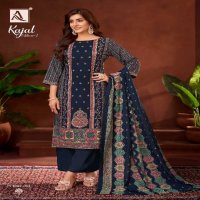 Alok Kajal Vol-2 Wholesale Heavy Viscose Reyon With Fancy Handwork Dress Material